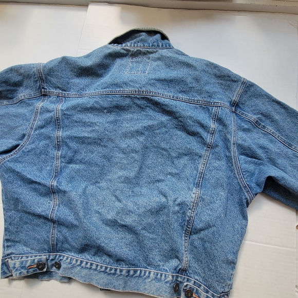 Vintage fission denim mens Jean jacket large - Picture 9 of 9